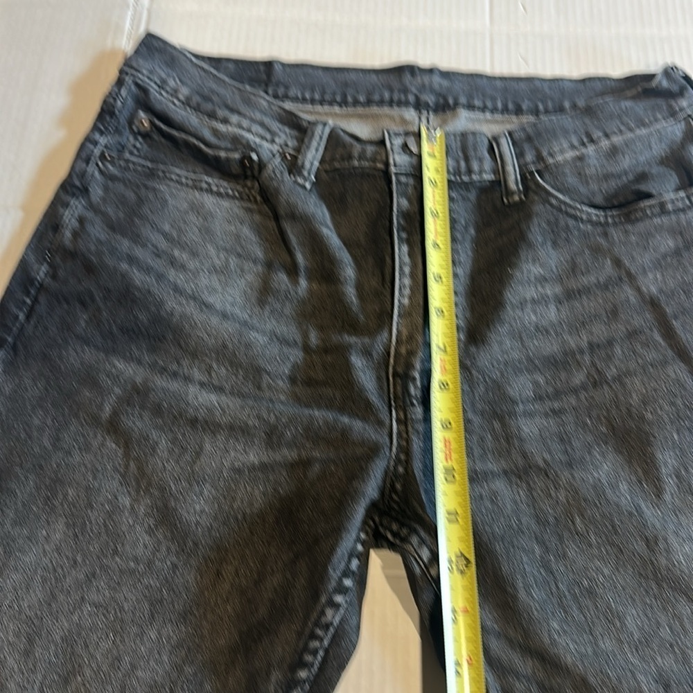 Levi’s 511 charcoal dark grey Men's Jeans w multiple pockets zipper front 36x30 - Picture 2 of 10